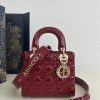 Replica Lady Dior Patent Red Abc