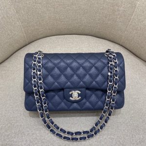 Replica CHANEL Classic Flap 25cm Sea Blue