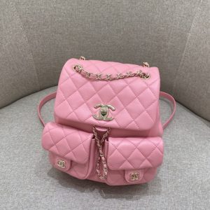 Replica CHANEL 23A Backpack Small Pink