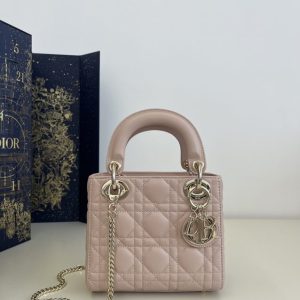Replica Lady Dior Mini Pale Pink