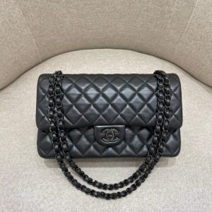 Replica CHANEL Classic Flap 25cm All Black