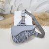 Replica Dior Saddle Bag Diamong Grey