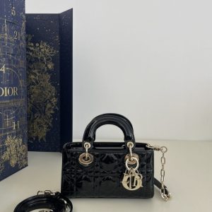 Replica Dior Lady D – Joy Mini Bag Black Patent