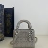 Replica Lady Dior Mini Satin Grey