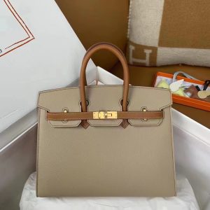 Replica Hermès Birkin Trench Brown Frosted
