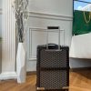 Replica Goyard Bourget Travel Suitcase Black