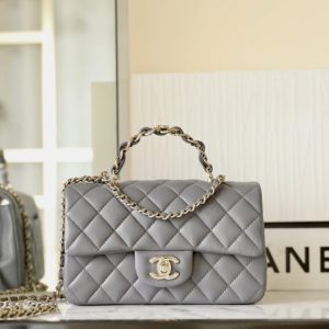 Replica CHANEL Cf 20 Cm Handle Beige