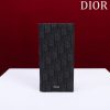 Replica Dior Long Jacquard Wallet Black