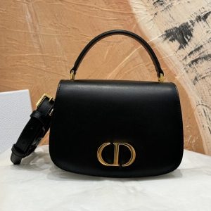 Replica Dior 30 Montaigne Avenue Top Handle Black