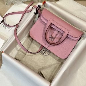 Replica Hermès Halzan Pink