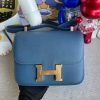 Replica Hermès Constance 18Cm Deep Blue