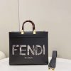 Replica Fendi Sunshine Tote Dark Grey