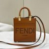 Replica Fendi Mini Tote Brown