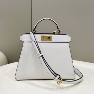 Replica Fendi Peekaboo Medium White