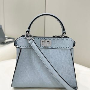 Replica Fendi Peekaboo Small Sky Blue