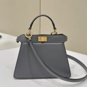 Replica Fendi Peekaboo Mini Grey