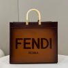 Replica Fendi Peekaboo Tote Brown