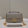 Replica Fendi Baguette Sliding Chain Beige