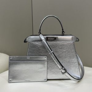 Replica Fendi Peekaboo Large Silver
