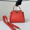 Replica Fendi Peekaboo Medium Red