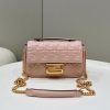Replica Fendi Baguette Sliding Chain Pink