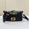 Replica Fendi Baguette Full Leather Black