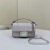 Replica Fendi Baguette Silver Diamond
