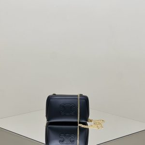 Replica Celine Triomphe Clutch Black
