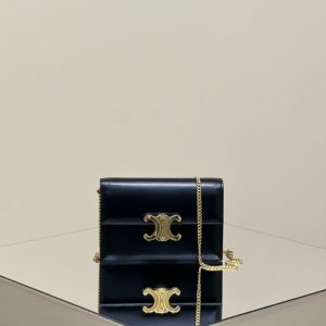 Replica Celine Clutch Soir Black