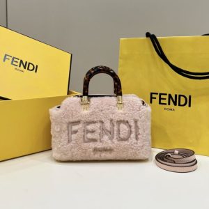 Replica Fendi By The Way Boston Pink Wool
