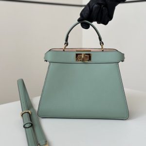 Replica Fendi Peekaboo Medium Light Green