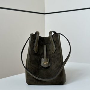 Replica Fendi Origami Small Dark Green
