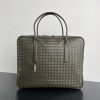 Replica Bottega Veneta Travel Briefcase Dark Green