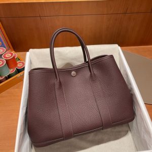 Replica Hermès Garden Party 30Cm Saddle Red