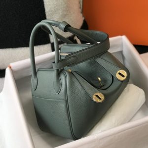 Replica Hermès Lindy Almond Green