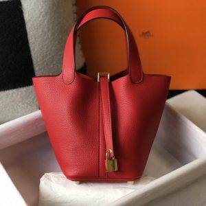 Replica Hermès Picotin Lock Red