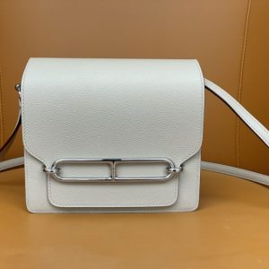 Replica Hermès Sac Roulis White