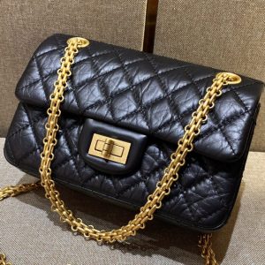 Replica CHANEL 2.55 Mini Bag Black