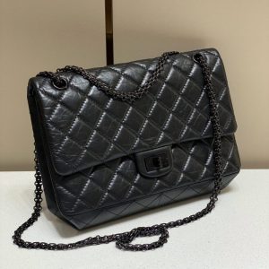 Replica CHANEL 2.55 Bag Large Black