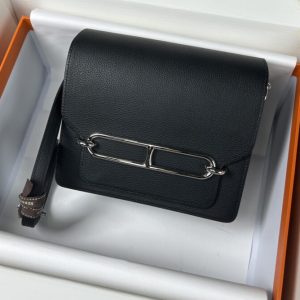 Replica Hermès Sac Roulis Black