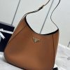 Replica Prada Cleo Large Brown Bag