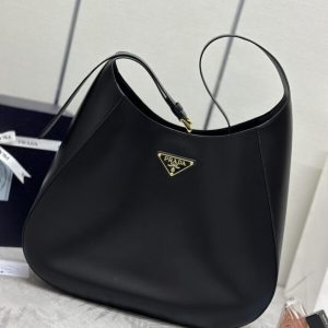 Replica Prada Cleo Large Black Bag