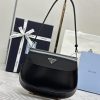 Replica Prada Cleo Small Black Flap