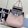 Replica Prada Cleo Brushed Pink Bag
