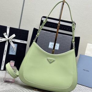 Replica Prada Cleo Brushed Green Bag
