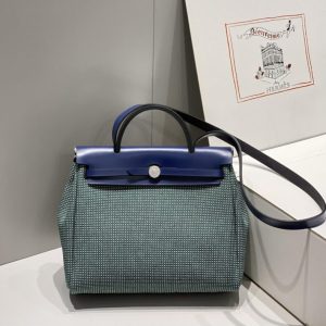 Replica Hermès Herbag 31Cm Green