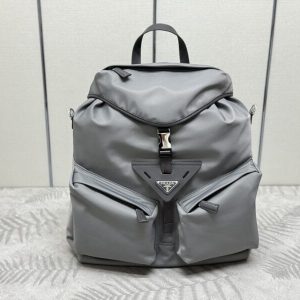 Replica Prada Re – Nylon Grey Backpack
