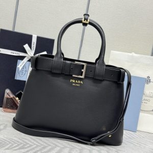 Replica Prada Black Buckle