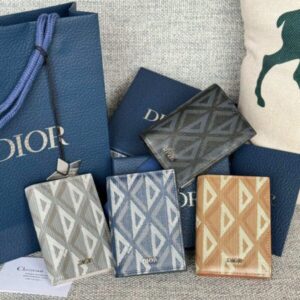 Replica Dior Bi Fold Card Holder 4 Colors