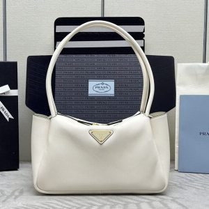 Replica Prada Medium White Shoulder Bag
